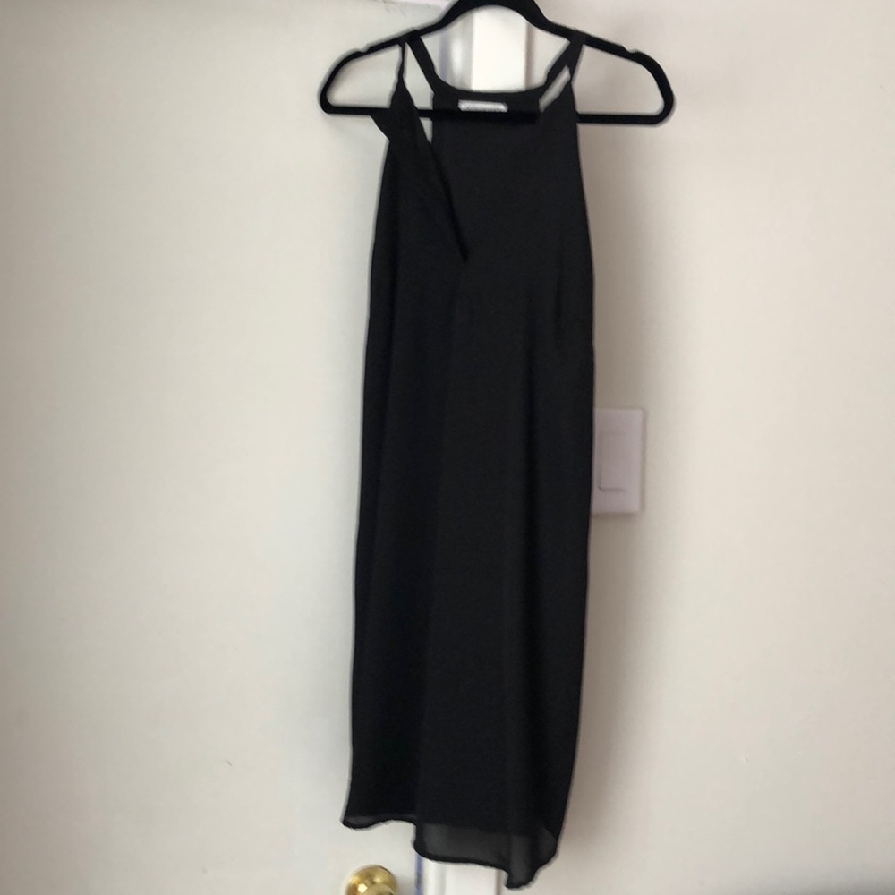 Comfy sleeveless bell shaped cocktail dress.